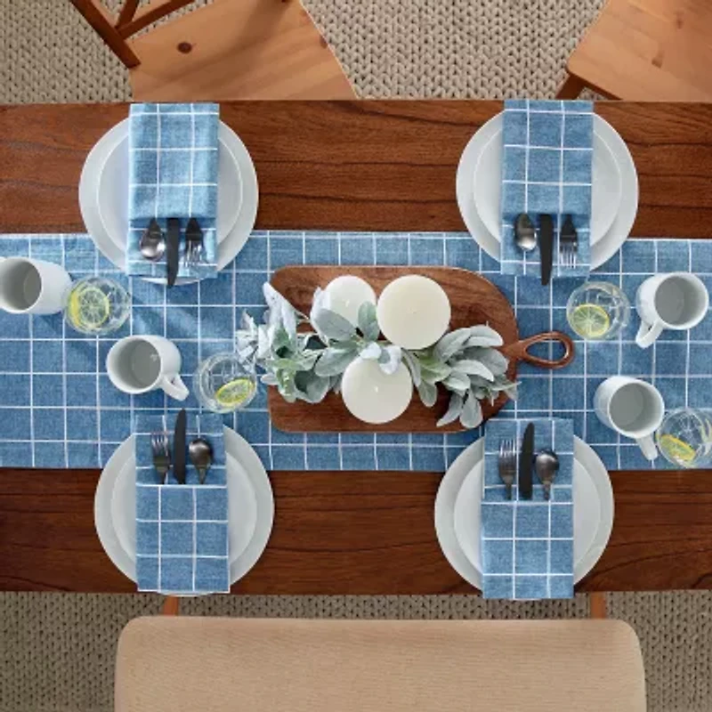 Fieldcrest Window Pane 4-pc. Napkins