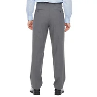 Stafford Signature Smart Wool Mens Stretch Fabric Classic Fit Flat Front Suit Pant