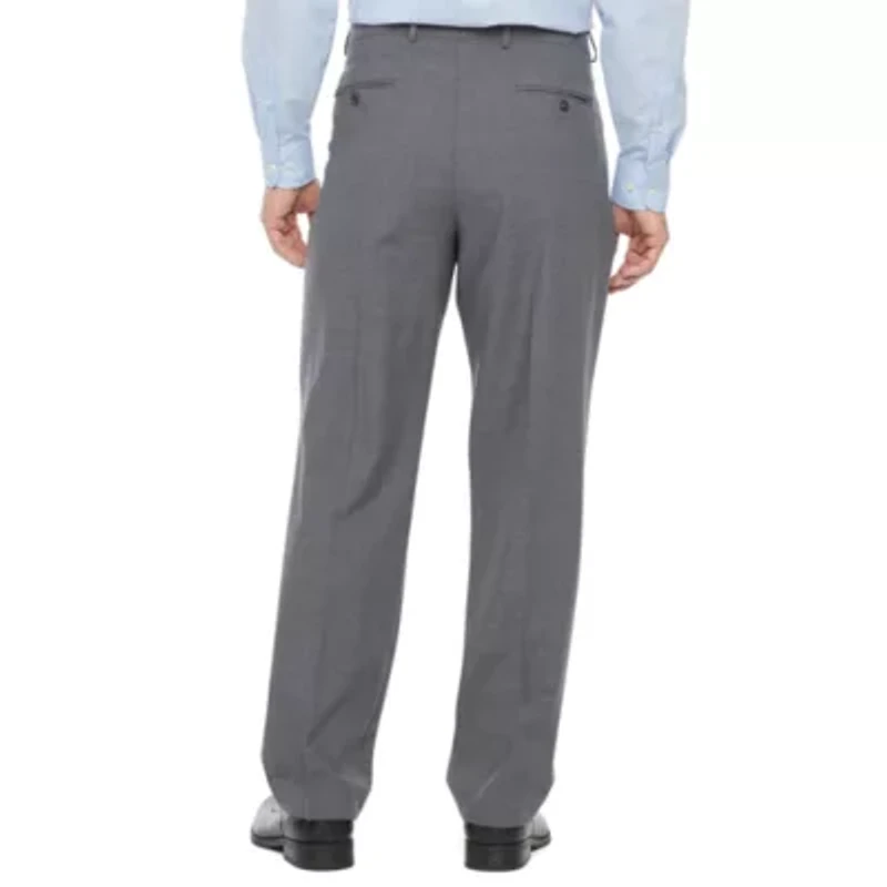 Stafford Signature Smart Wool Mens Stretch Fabric Classic Fit Pleated Front Suit Pant