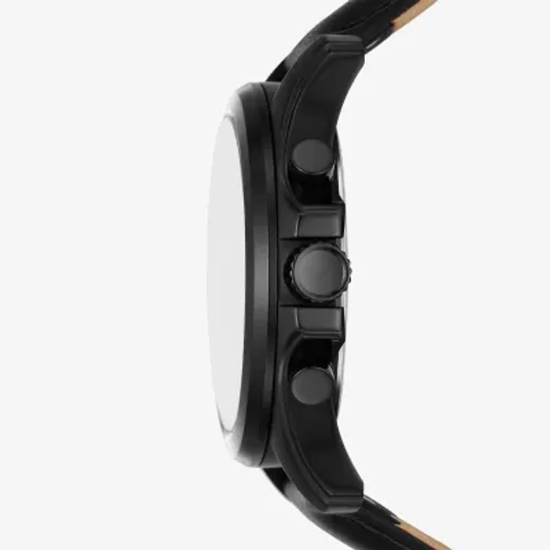 Relic By Fossil Mens Black Strap Watch Zr16031
