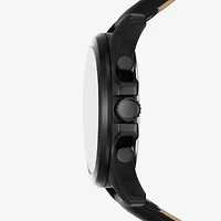 Relic By Fossil Mens Black Strap Watch Zr16031