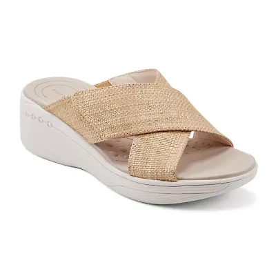 Easy Spirit Womens Bindie Wedge Sandals