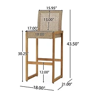 Elon 2-pc. Bar Stool