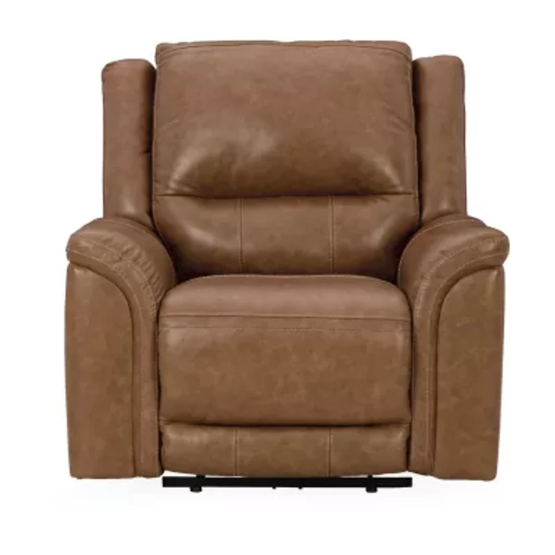 Signature Design By Ashley® Trasimeno Dual Power Leather Recliner