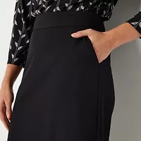 Liz Claiborne Womens Mid Rise Pencil Skirt Tall