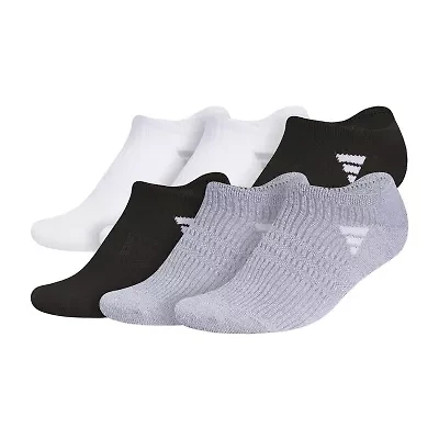 adidas Superlite Womens Multi-Pack 6 Pair Plus Tall No Show Socks