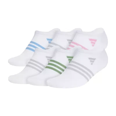 adidas Superlite Womens Multi-Pack 6 Pair No Show Socks