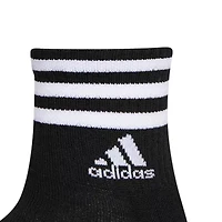 adidas Womens 3 Pair Quarter Ankle Socks