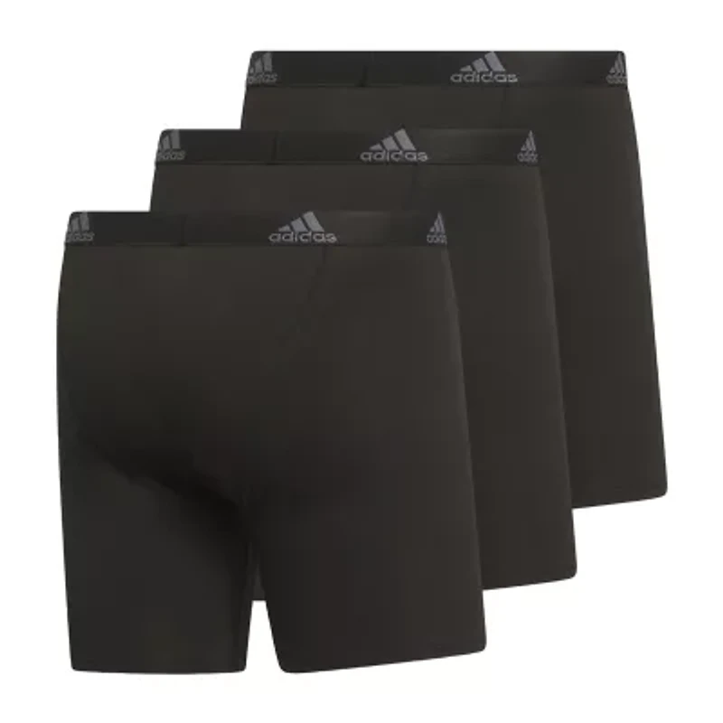 adidas Stretch Cotton Mens 3 Pack Boxer Briefs 5158001a