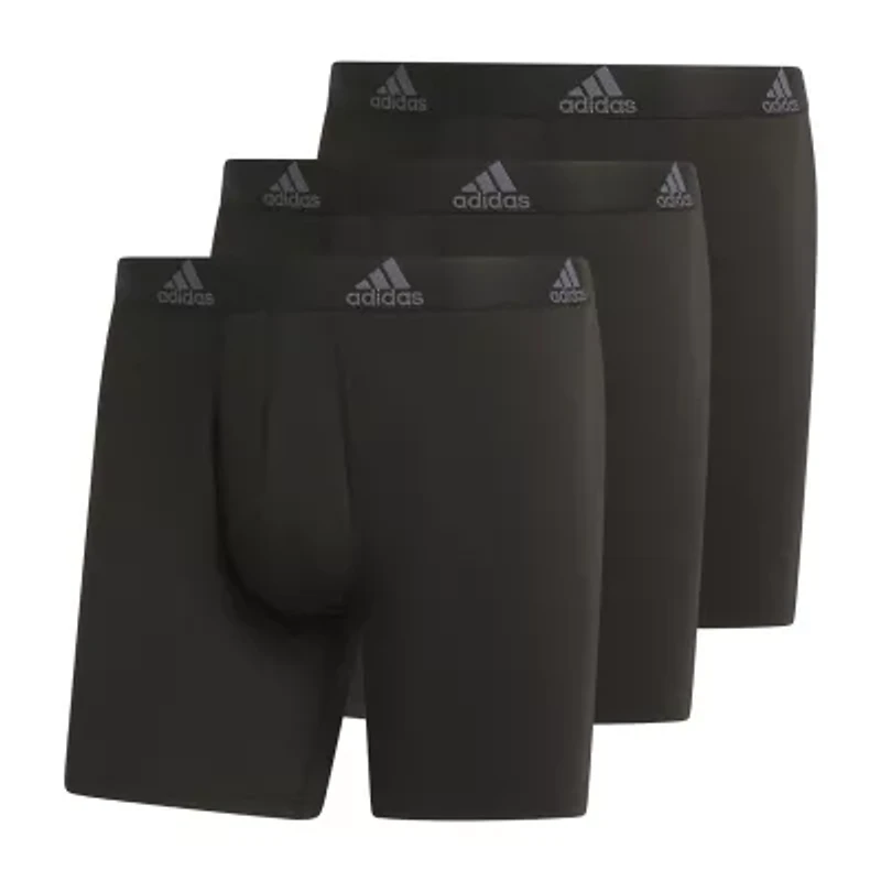 adidas Stretch Cotton Mens 3 Pack Boxer Briefs 5158001a