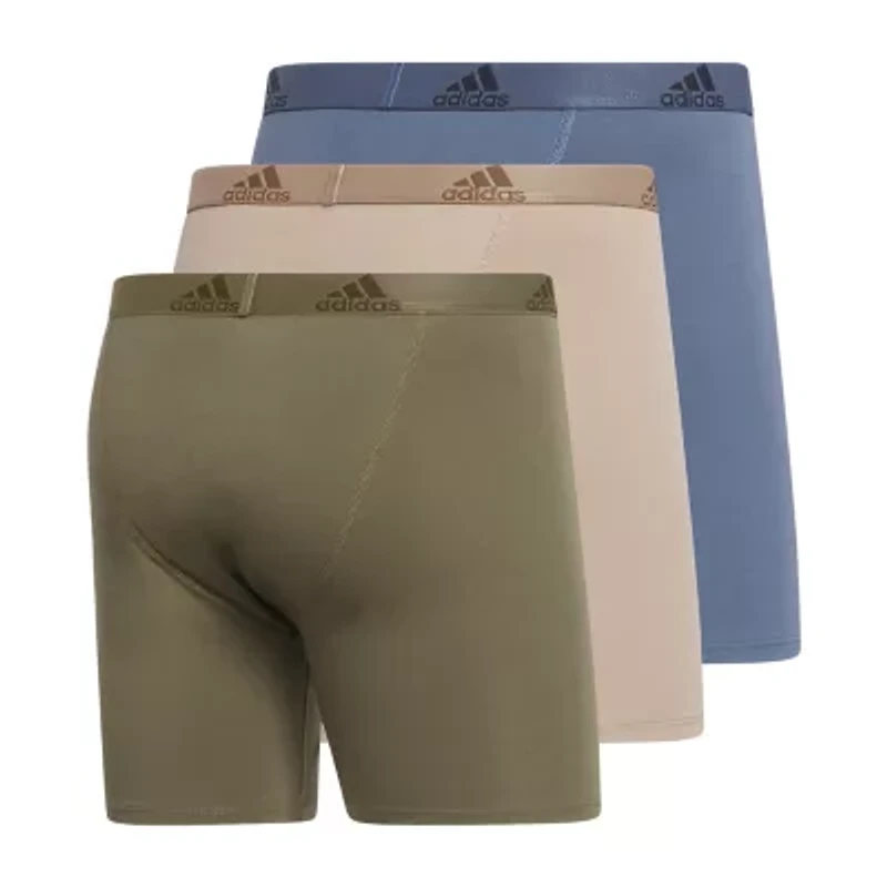 adidas Stretch Cotton Mens 3 Pack Boxer Briefs 5158001a