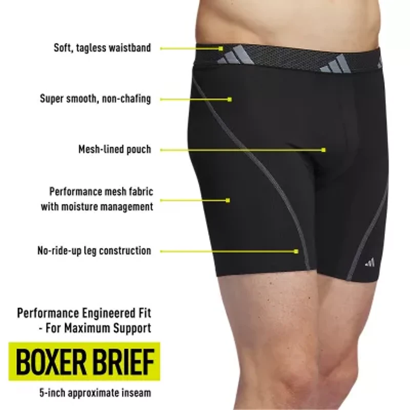 adidas Performance Mesh Mens 3 Pack Boxer Briefs 5157977a