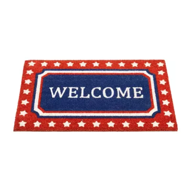 Northlight Americana Coir Outdoor Indoor Rectangular Doormat