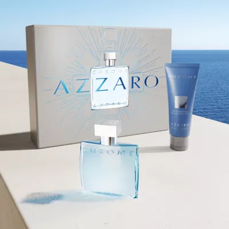 Azzaro Chrome Eau De Toilette 2-Pc Gift Set ($111 Value)
