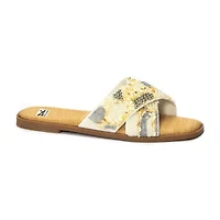 Dirty Laundry Leilany Womens Footbed Sandals