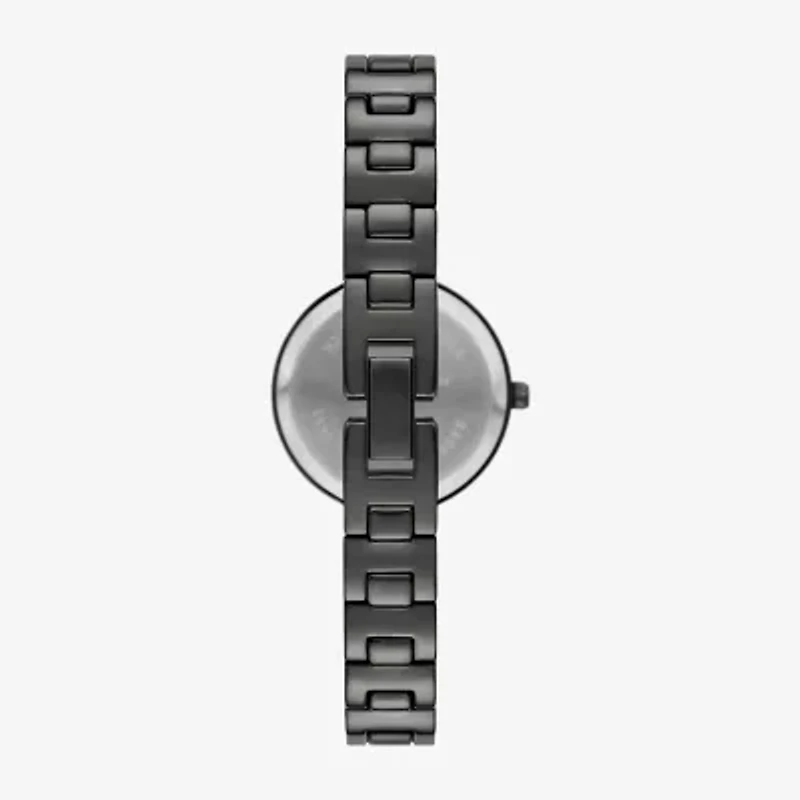 Geneva Womens Crystal Accent Gray Bracelet Watch Fmdjm301