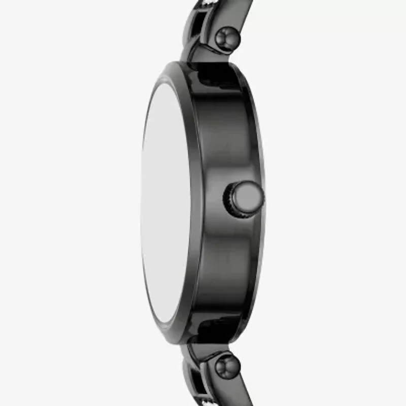 Geneva Womens Crystal Accent Gray Bracelet Watch Fmdjm301