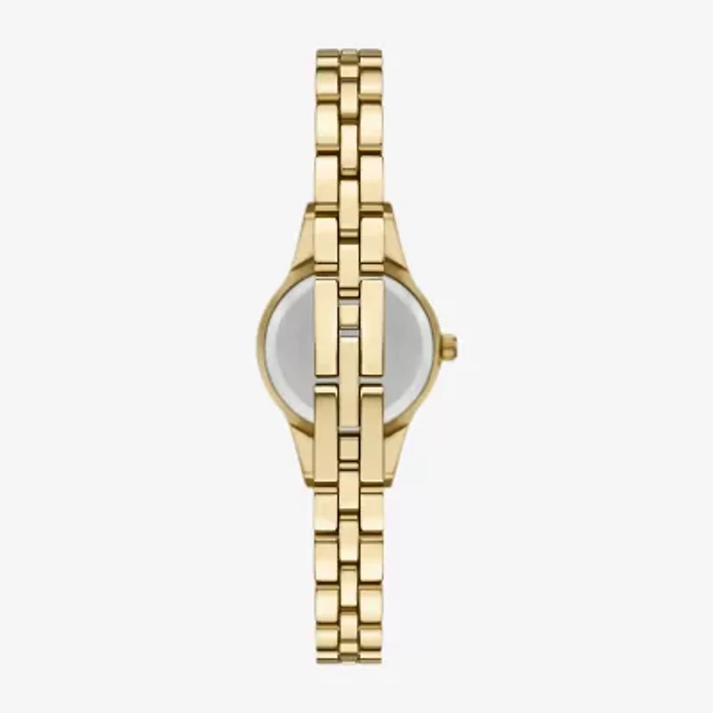 Geneva Womens Crystal Accent Gold Tone Bracelet Watch Fmdjm303