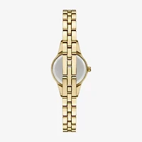 Geneva Womens Crystal Accent Gold Tone Bracelet Watch Fmdjm303