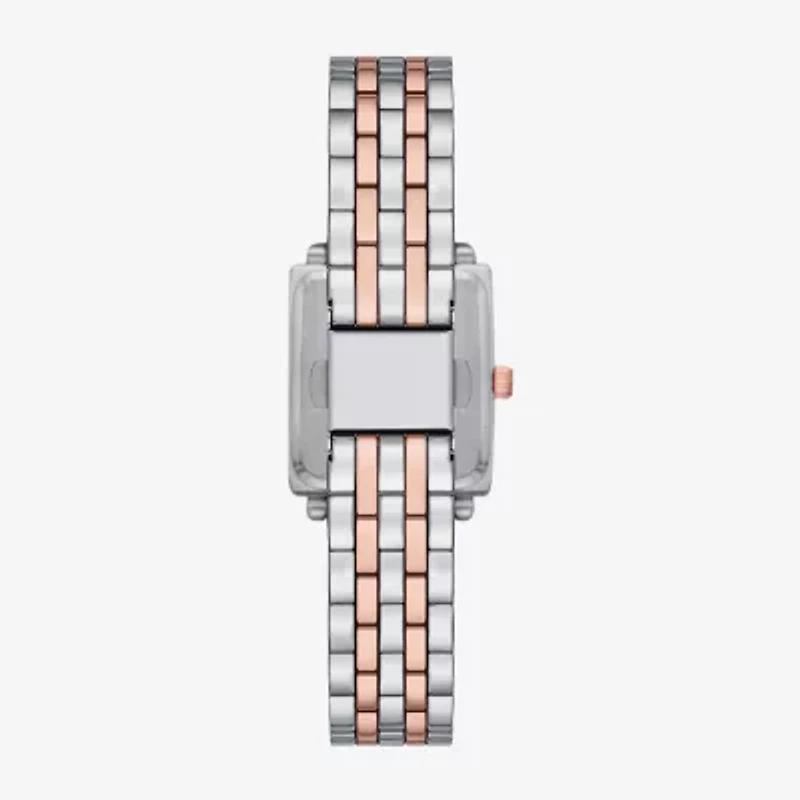 Geneva Womens Crystal Accent Silver Tone Bracelet Watch Fmdjm306