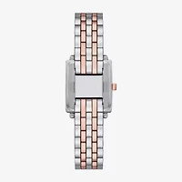 Geneva Womens Crystal Accent Silver Tone Bracelet Watch Fmdjm306