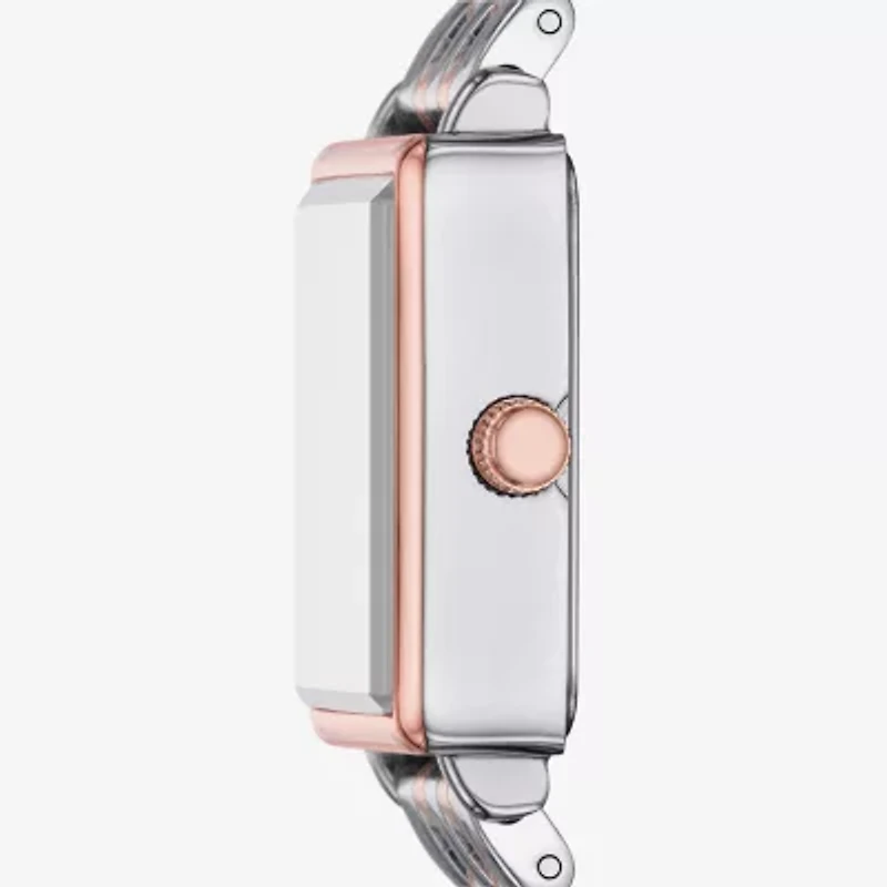Geneva Womens Crystal Accent Silver Tone Bracelet Watch Fmdjm306