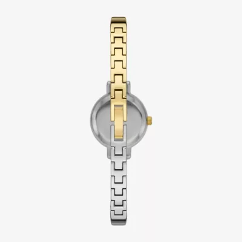 Womens Crystal Accent Two Tone 4-pc. Watch Boxed Set Fmdjset721