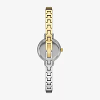Womens Crystal Accent Two Tone 4-pc. Watch Boxed Set Fmdjset721