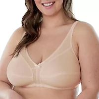 Bestform Comfortable Wireless Cotton Bra with Unlined Seamed Cups-5006825