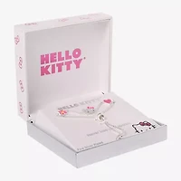 Womens Cubic Zirconia Flower Heart Hello Kitty Bolo Bracelet
