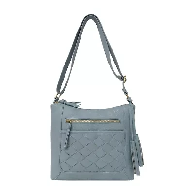 Bueno of California Woven Crossbody Bag