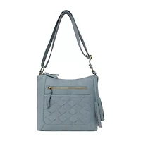 Bueno of California Woven Crossbody Bag