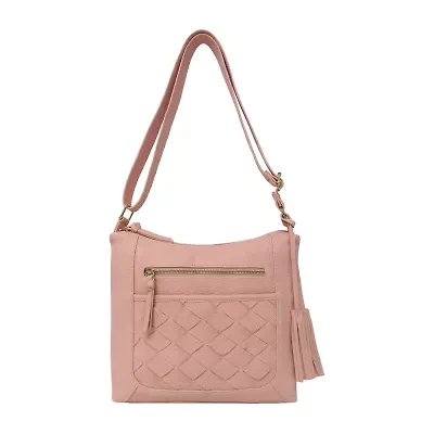 Bueno of California Woven Crossbody Bag