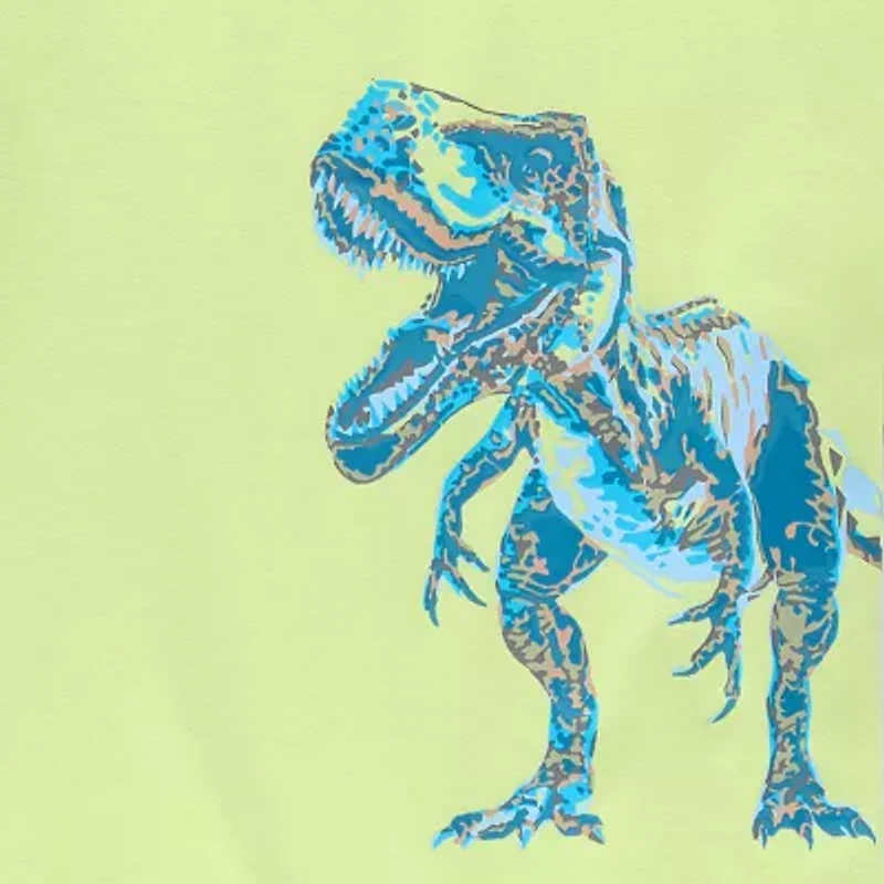 Okie Dokie Toddler & Little Boys Crew Neck Long Sleeve Regular Fit Graphic T-Shirt