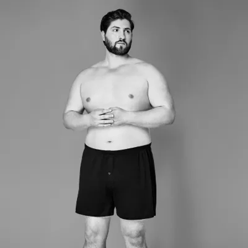 Stafford Knit Mens Big and Tall 4 Pack Boxers 302601