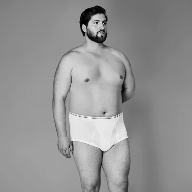 Stafford Dry + Cool Full-Cut Mens Big and Tall 6 Pack Briefs 302872