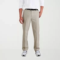 Dockers Signature Iron Free Khaki With Stain Defender Mens Comfort Waistband Straight Fit Flat Front Pant