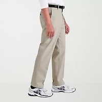 Dockers Signature Iron Free Khaki With Stain Defender Mens Comfort Waistband Straight Fit Flat Front Pant