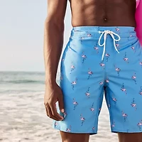 St. John's Bay E-Board Mens Floral Swim Shorts