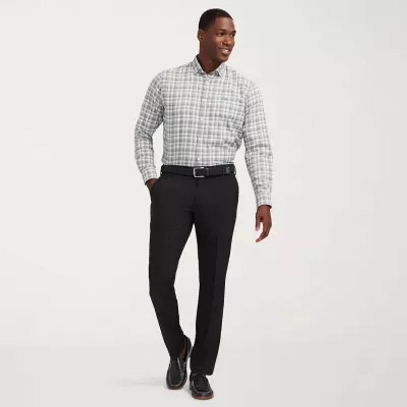 IZOD Traveler Mens Straight Fit Flat Front Pant
