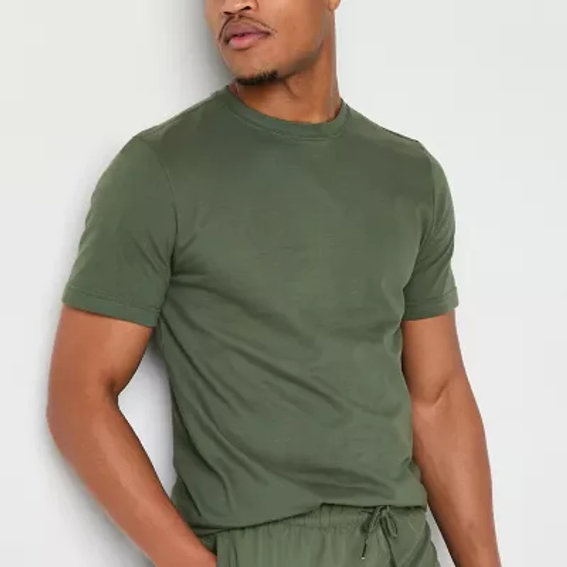 Xersion Xtreme Cotton Mens Crew Neck Short Sleeve T-Shirt