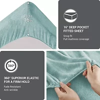 True North By Sleep Philosophy Soloft Plush Sheet Set