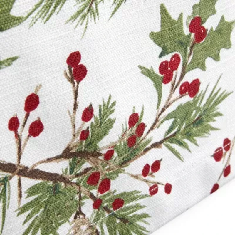 North Pole Trading Co. Holly Berry Table Runner