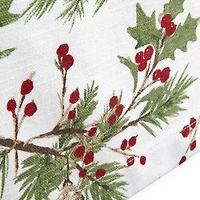 North Pole Trading Co. Holly Berry Table Runner