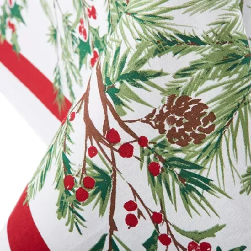 North Pole Trading Co. Holly Berry Tablecloth