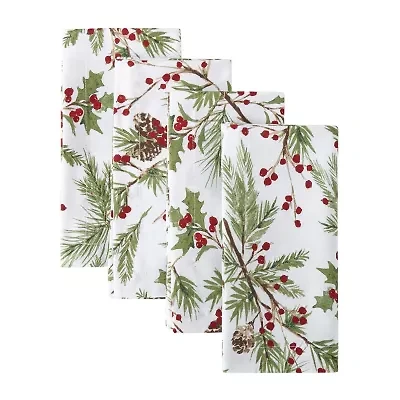 North Pole Trading Co. Holly Berry 4-pc. Napkins