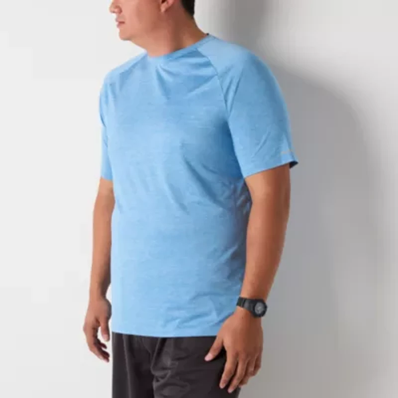 Xersion Activated Cooling Mens Crew Neck Short Sleeve Quick Dry Active Big and Tall T-Shirt