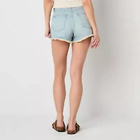 Arizona Womens 3" Highest Rise Juniors Denim Short