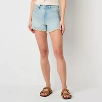 Arizona Womens 3" Highest Rise Juniors Denim Short