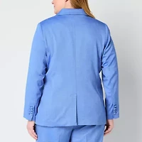 Liz Claiborne Womens Classic Fit Plus Blazer
